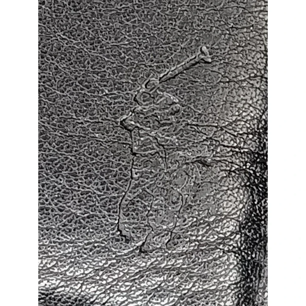 Polo Ralph Lauren Black Pebbled Leather Bifold Wallet with Embossed Pony Logo